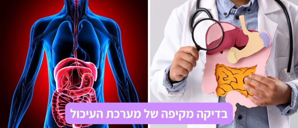 בדיקה מקיפה של מערכת העיכול